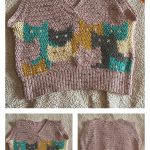 Kitty Sweater Vest Free Crochet Pattern