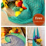 Large Mesh Market Bag Free Crochet Pattern