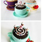 Mint Cup Pincushion Free Crochet Pattern
