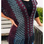 Misty Morning Poncho Top Free Crochet Pattern