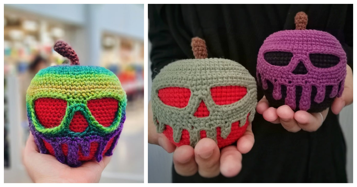 Poison Apple Amigurumi Crochet Pattern