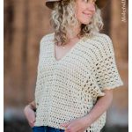 Poncho-Style Summer Crochet Top Free Pattern