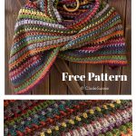 Sampler Rectangular Shawl Free Crochet Pattern