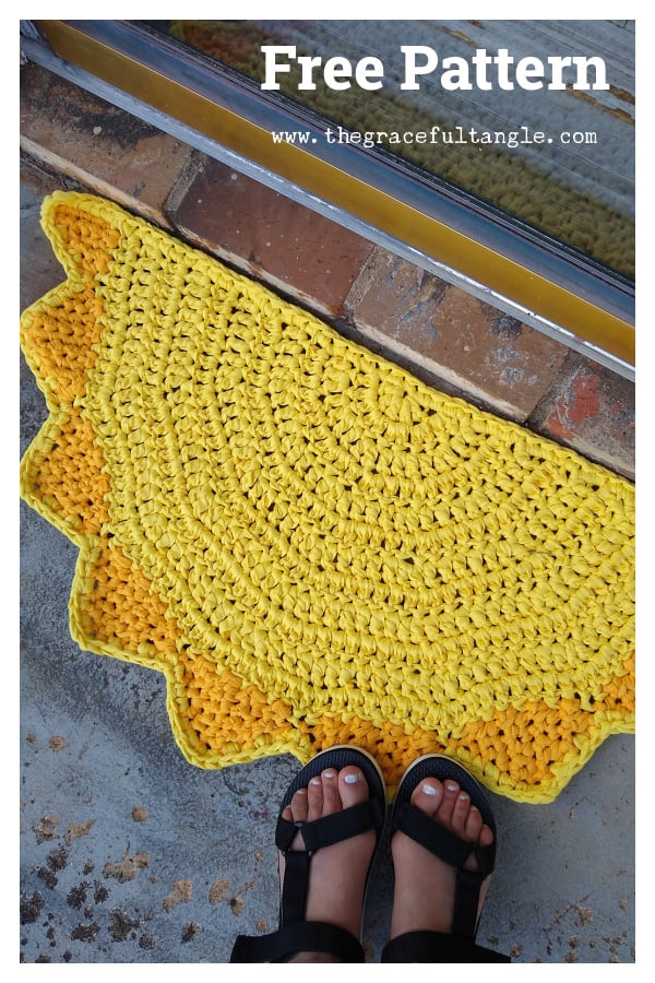 Sunshine Rug Free Crochet Pattern