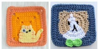 10+ Cat Square Crochet Patterns