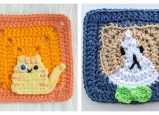 10+ Cat Square Crochet Patterns