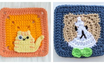 10+ Cat Square Crochet Patterns