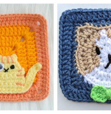 10+ Cat Square Crochet Patterns