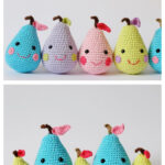 Amigurumi Happy Pears Crochet Pattern
