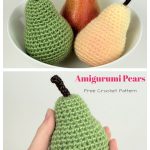 Amigurumi Pears Free Crochet Pattern