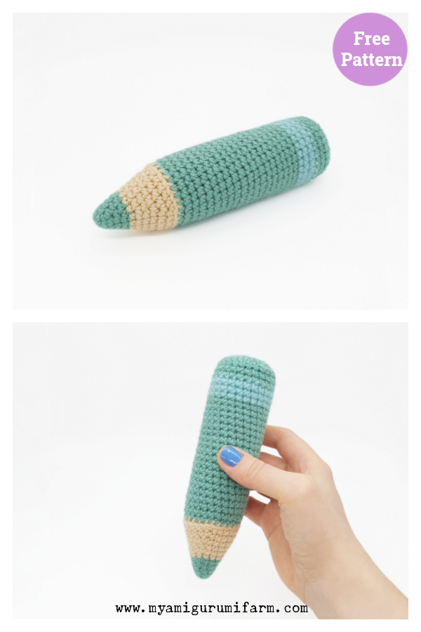 Amigurumi Pencil Free Crochet Pattern