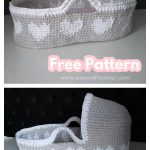 Baby Moses Basket Free Crochet Pattern