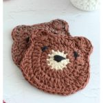 Bear Coasters Free Crochet Pattern