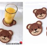 Bear Coasters Free Crochet Pattern