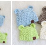 Bear Hat Free Crochet Pattern