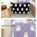 Ghost Pillow Free Crochet Pattern