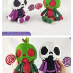 Halloween Poison Apple Doll Crochet Pattern