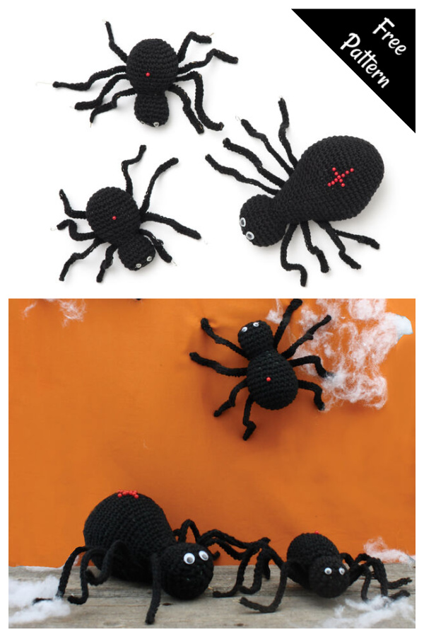 Spider Amigurumi Free Crochet Pattern