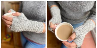 Mystical Fingerless Gloves Free Crochet Pattern