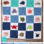 Ocean Granny Square Afghan Free Crochet Pattern