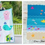 Sea Creatures Blanket Crochet Patterns