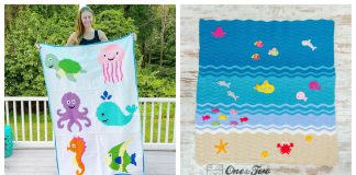 Sea Creatures Blanket Crochet Patterns