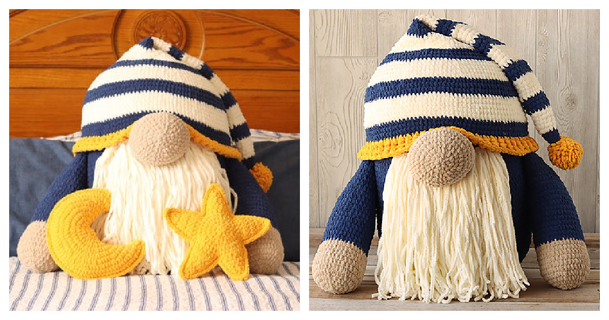 Sleepy Gnome Free Crochet Pattern