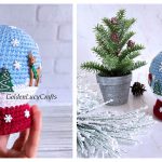 Snow Globe Amigurumi Free Crochet Pattern