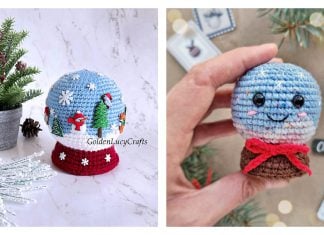 Snow Globe Amigurumi Free Crochet Pattern