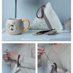 Wedge Project Bag Free Crochet Pattern