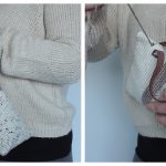 Wedge Project Bag Free Crochet Pattern