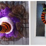 Witch Halloween Wreath Free Crochet Pattern