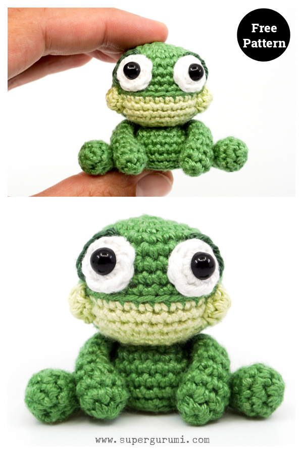 Amigurumi Mini Frog Free Crochet Pattern