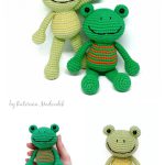 Amigurumi Striped Frog Free Crochet Pattern