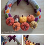 Autumn Wreath Free Crochet Pattern