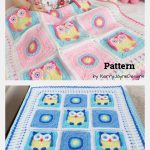 Baby Owl Blanket Crochet Pattern