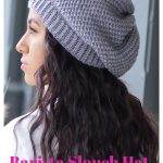 Barista Slouch Hat Free Crochet Pattern