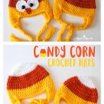 Candy Corn Hat Free Crochet Pattern and Video Tutorial