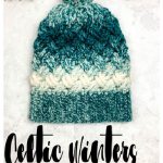 Celtic Winters Slouchy Hat Free Crochet Pattern