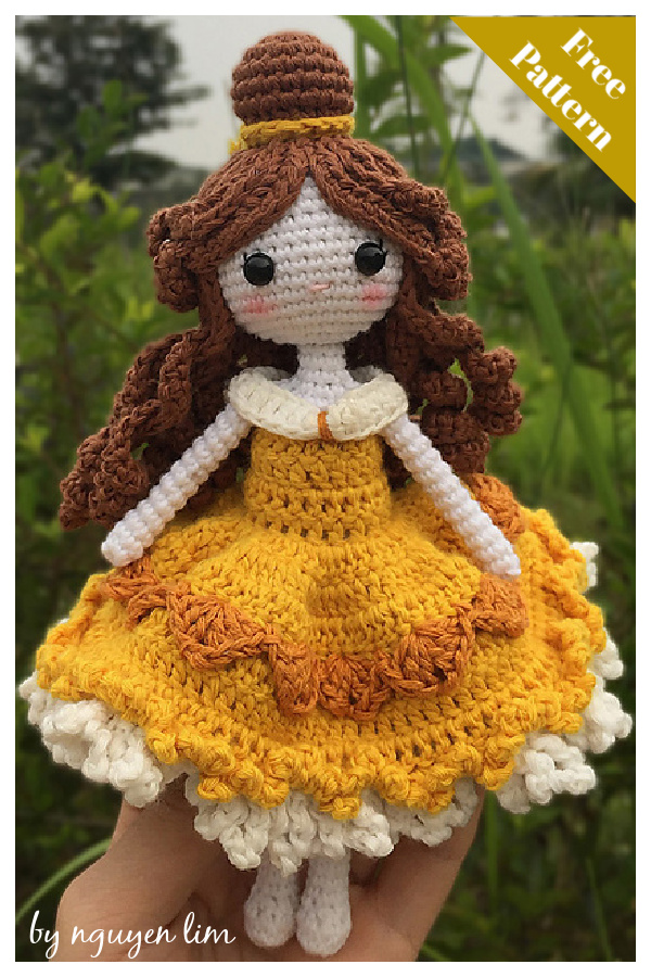 Doll Belle Amigurumi Free Crochet Pattern