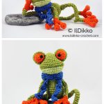 Freddie the Frog Amigurumi Crochet Pattern