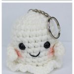 Ghost Keychain Amigurumi Free Crochet Pattern
