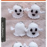 Ghost Keychain Free Crochet Pattern