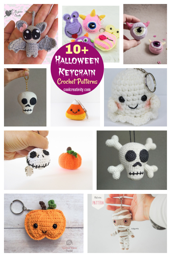 Halloween Keychain Crochet Patterns 