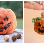 Jack-O-Lantern Pumpkin Free Crochet Pattern