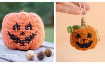 Jack-O-Lantern Pumpkin Free Crochet Pattern