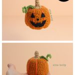 Jack-o’-Lantern Pumpkin Ornament Free Crochet Pattern