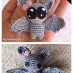 Little Bat Keychain Free Crochet Pattern