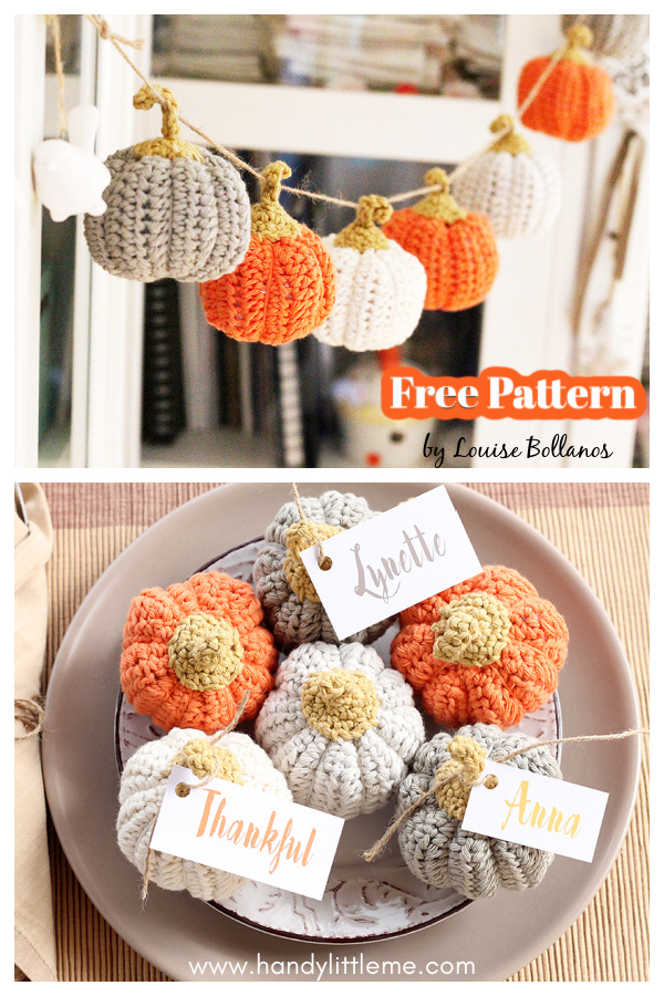 Petite Autumn Pumpkin Free Crochet Pattern