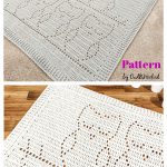 Owl Blanket Filet Crochet Pattern